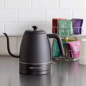Amazon Commercial Black Stainless Steel Electric Gooseneck Kettle